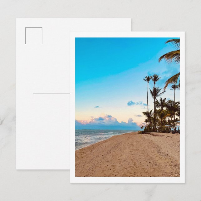 Puerto Rico Beach Postcard (Front/Back)