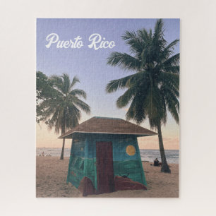 Puerto Rico Beach San Juan Island Sunset Photo Jigsaw Puzzle