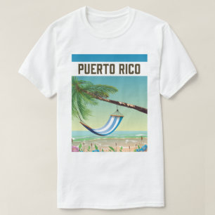 Puerto Rico Beach travel poster. T-Shirt