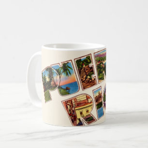 Puerto Rico Big Letter Mug