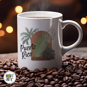 Puerto Rico BOHO Tropical Coffee Mug