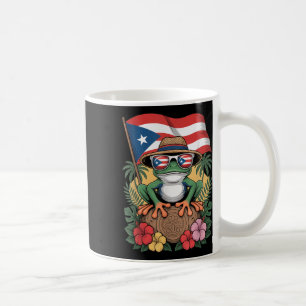 Puerto Rico Boricua Coqui Frog Taino Sun Puerto Ri Coffee Mug