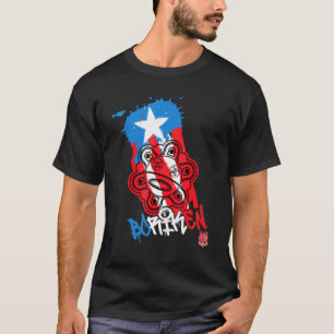 Puerto Rico Boriken Teespuerto Rican Flag Taino Sy T-Shirt