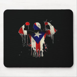 Puerto Rico Boxing Gloves Boxeo Shirt Ropa Uni  Mouse Pad