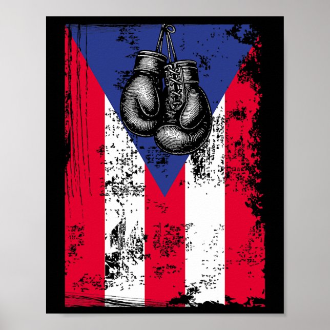 Puerto Rico Boxing  Poster (Front)