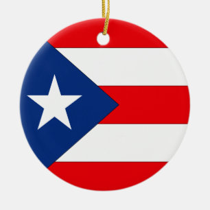 Puerto Rico Ceramic Ornament