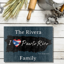 Puerto Rico Charcuterie and Cutting Board
