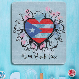 Puerto Rico Charcuterie and Cutting Board
