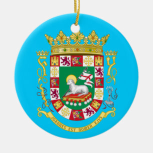 Puerto Rico* Christmas Ornament