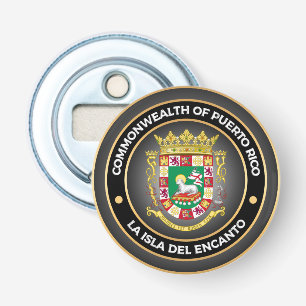 Puerto Rico Coat of Arms Bottle Opener