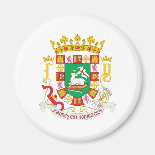 Puerto Rico Coat Of Arms Magnet (Front)
