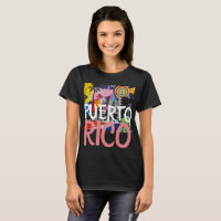 Puerto Rico Cool Graffiti Mural Shirt, Women's