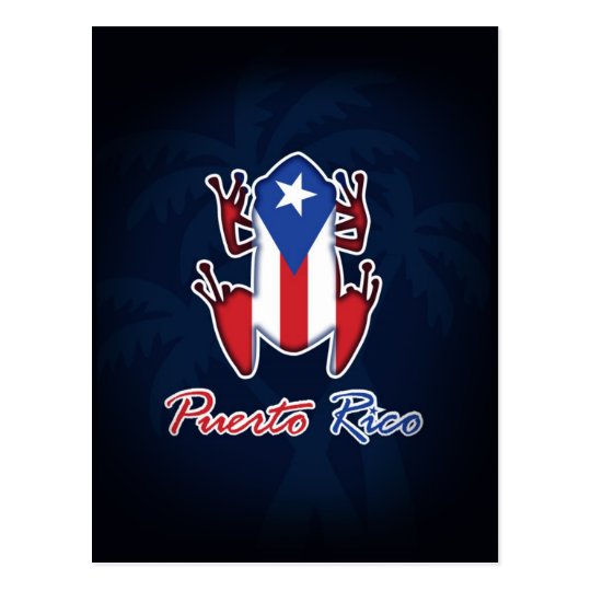 Puerto Rico Coqui Frog Postcard