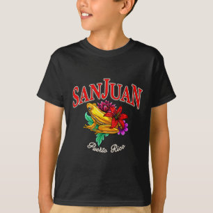 Puerto Rico Coqui Frog San Juan Tropical Vacation T-Shirt