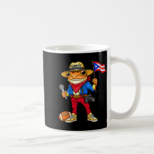 Puerto rico coqui frog street music footballPuerto Coffee Mug