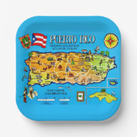 Puerto Rico Country Map