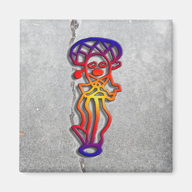 Puerto Rico - dancer - Customized Magnet (Front)