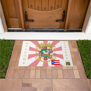 Puerto Rico Doormat & Puerto Rican Flag / Patriots