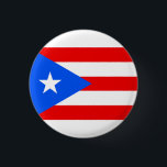 Puerto Rico flag  1 Inch Round Button<br><div class="desc">Puerto Rico flag</div>