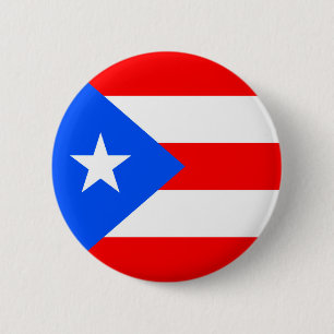 Puerto Rico Flag 2 Inch Round Button