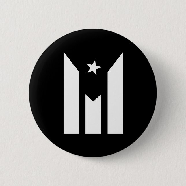 Puerto Rico Flag 2 Inch Round Button (Front)