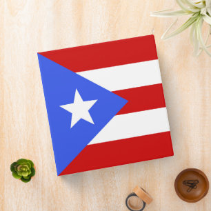 Puerto Rico flag Binder