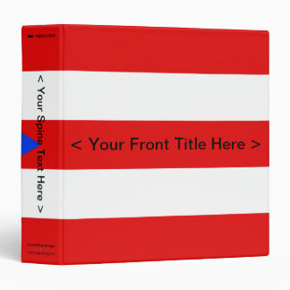 Puerto Rico Flag Binder