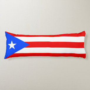 Puerto Rico Flag Body Pillow