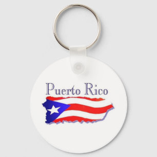 Puerto Rico Flag Boricua Keychain