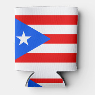 Puerto Rico Flag Can Cooler