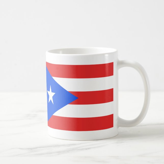 Puerto Rico Flag Coffee Mug (Right)