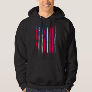 Puerto Rico Flag Costa Rica Grown Country Flags St Hoodie