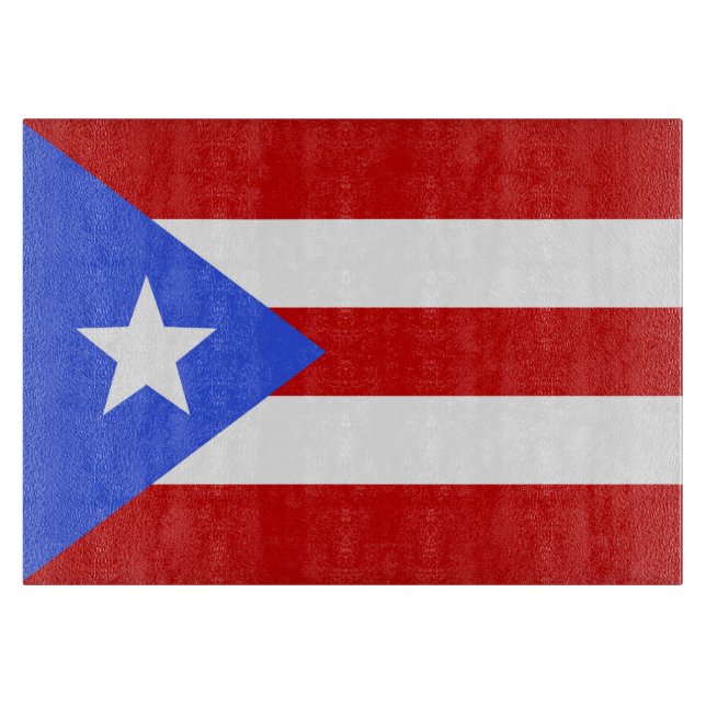 Puerto Rico flag Cutting Board (Front)