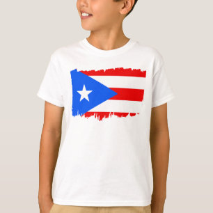 Puerto Rico Flag Gift Football Fan Sport T-Shirt