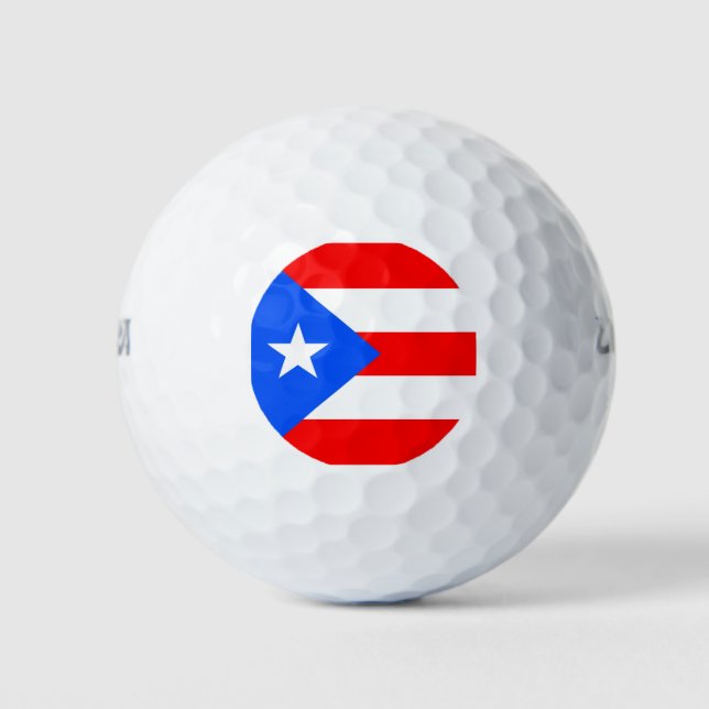 Puerto Rico Flag Golf Balls (Front)