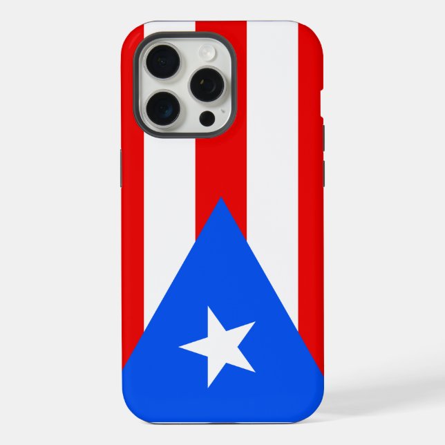Puerto Rico flag iPhone Case (Back)