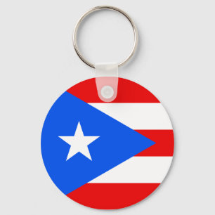 Puerto Rico Flag Keychain