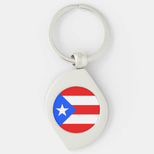 Puerto Rico Flag Keychain