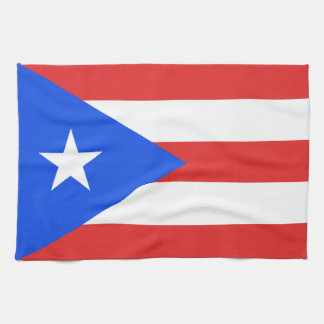 Puerto Rico Flag Kitchen Towel