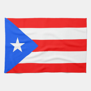 Puerto Rico Flag Kitchen Towel