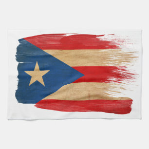Puerto Rico Flag Kitchen Towel