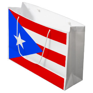Puerto Rico Flag Large Gift Bag