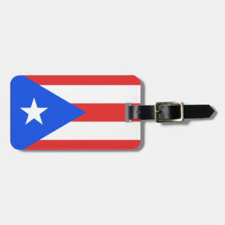 Puerto Rico Flag Luggage Tag