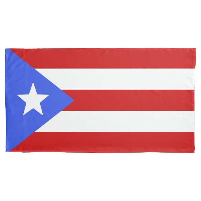 Puerto Rico flag Pillowcase (Front)