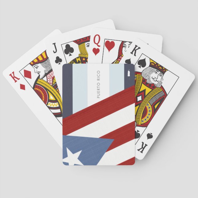Puerto Rico Flag Playing Cards (Back)