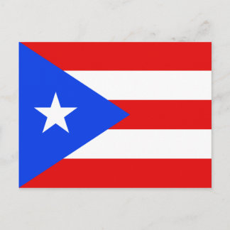 Puerto Rico Flag Postcard