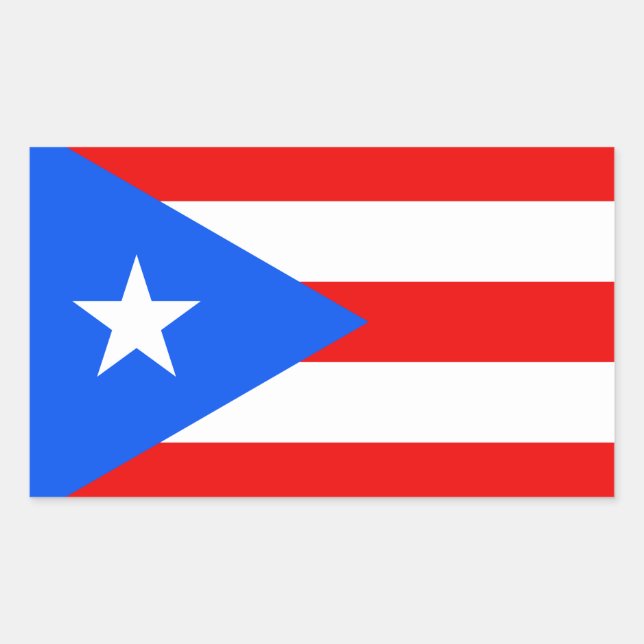 Puerto Rico Flag Sticker (Front)