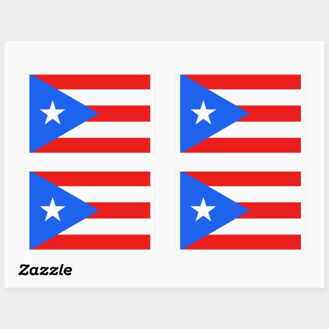 Puerto Rico Flag Sticker (Sheet)