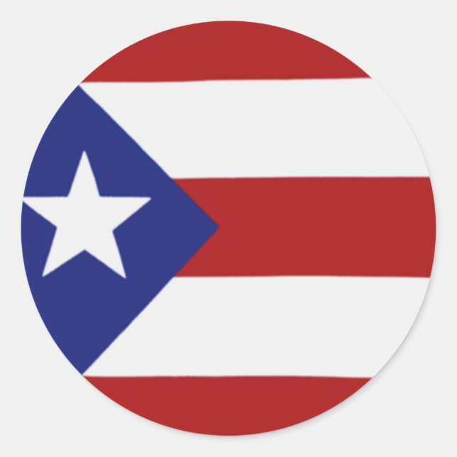 Puerto Rico flag stickers (Front)