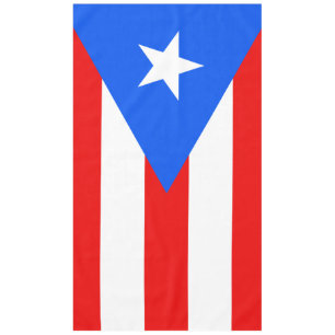 Puerto Rico Flag Tablecloth